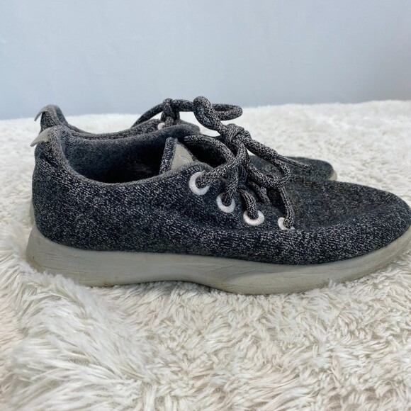 AllBirds Womens Gray Wool Runners Casual Fashion Sneakers Size 7 - Picture 5 of 8